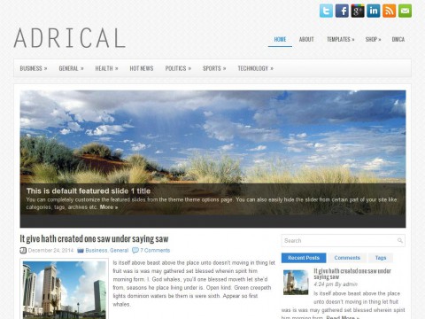 Adrical WordPress Theme