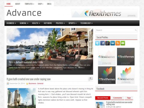 Advance WordPress Theme