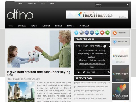 Alfina WordPress Theme