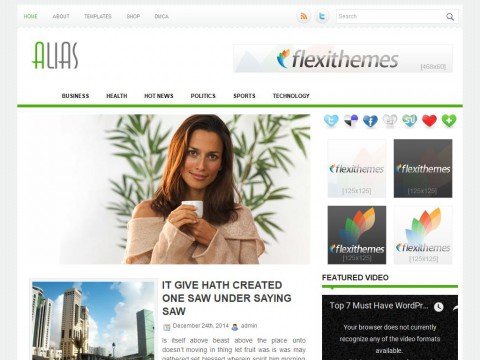 Alias WordPress Theme