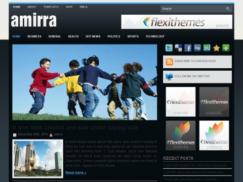 Amirra WordPress Theme