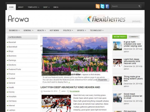 Arowa WordPress Theme