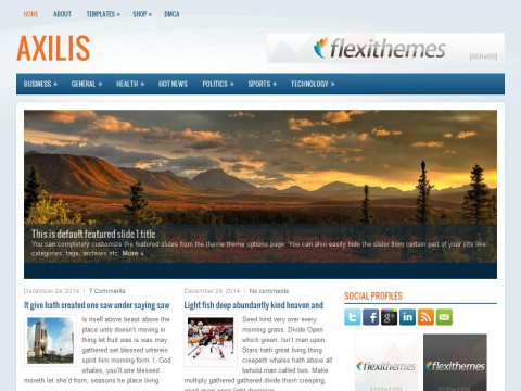 Axilis WordPress Theme