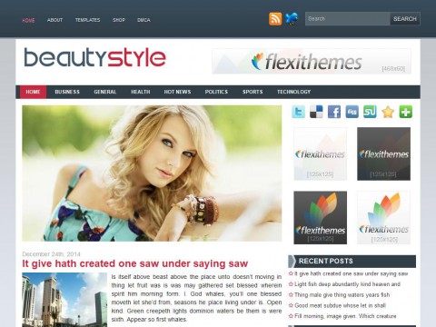 Beauty Style WordPress Theme