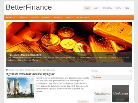 BetterFinance WordPress Theme