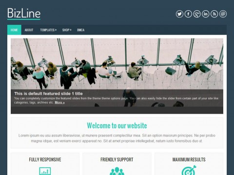 BizLine WordPress Theme