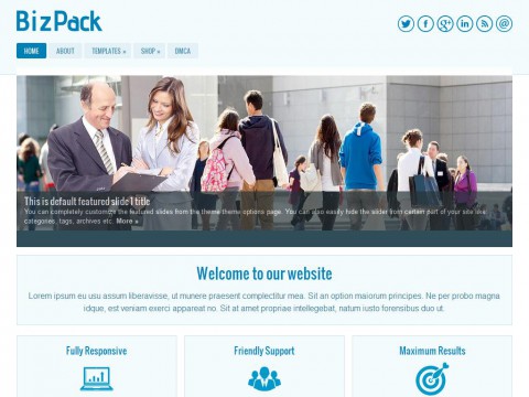 BizPack WordPress Theme