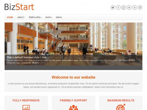 BizStart WordPress Theme