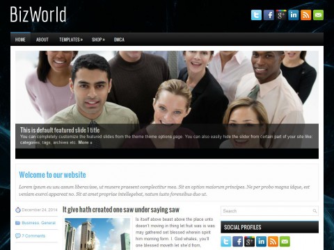 BizWorld WordPress Theme