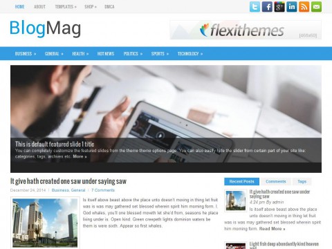 BlogMag WordPress Theme