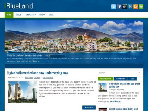 BlueLand WordPress Theme
