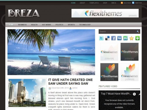 Breza WordPress Theme