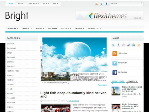 Bright WordPress Theme