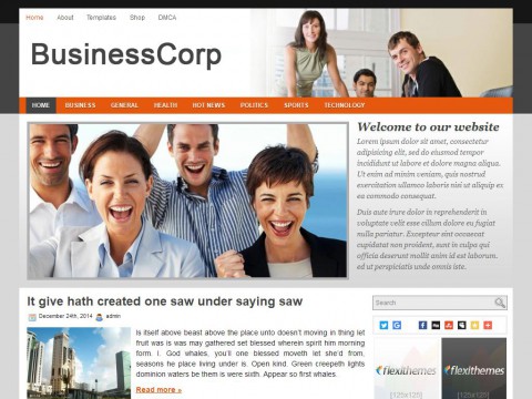 Business Corp WordPress Theme