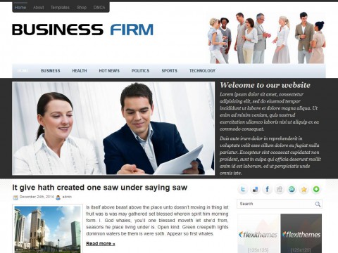 BusinessFirm WordPress Theme