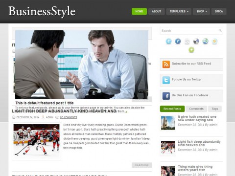 BusinessStyle WordPress Theme