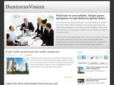 BusinessVision WordPress Theme