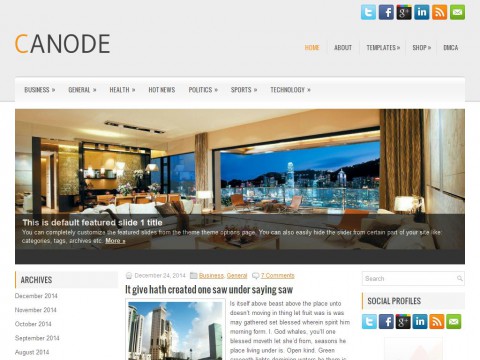 Canode WordPress Theme