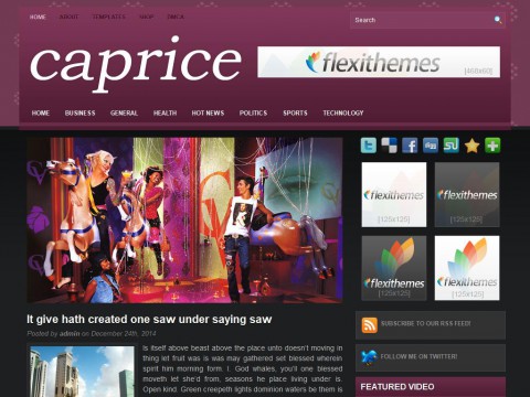 Caprice WordPress Theme