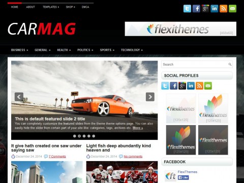 CarMag WordPress Theme