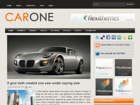 Car One WordPress Theme