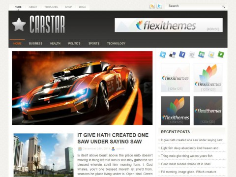 CarStar WordPress Theme