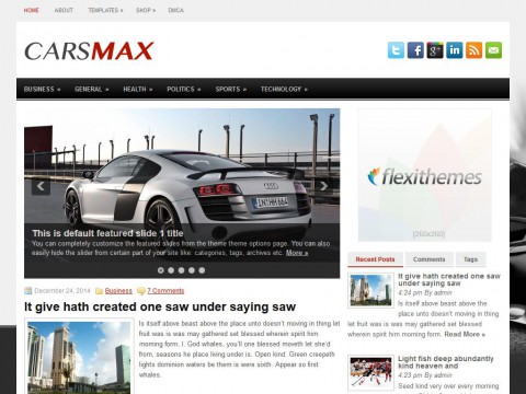 CarsMax WordPress Theme