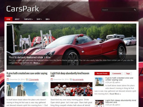 CarsPark WordPress Theme