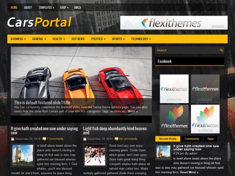 CarsPortal WordPress Theme