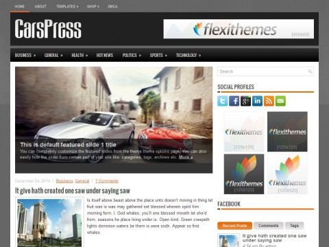 CarsPress WordPress Theme