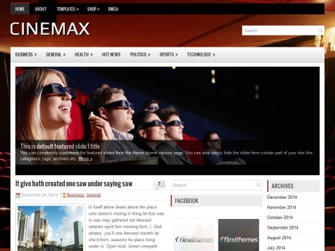 Cinemax WordPress Theme