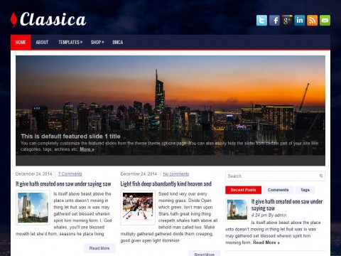 Classica WordPress Theme