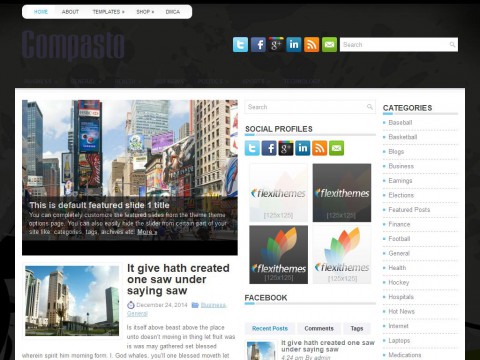 Compasto WordPress Theme