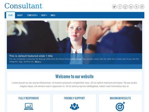 Consultant WordPress Theme