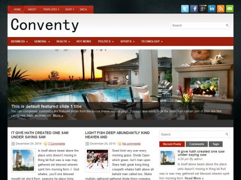 Conventy WordPress Theme