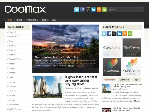 CoolMax WordPress Theme