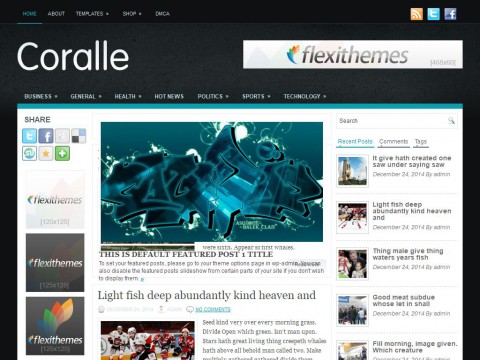 Coralle WordPress Theme