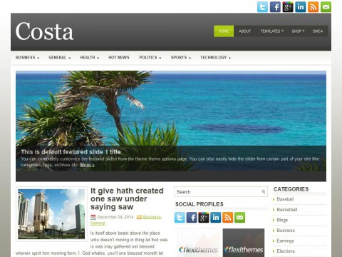 Costa WordPress Theme