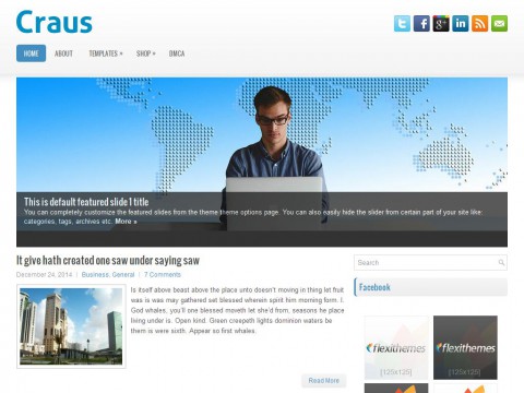 Craus WordPress Theme