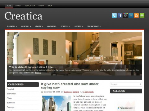 Creatica WordPress Theme