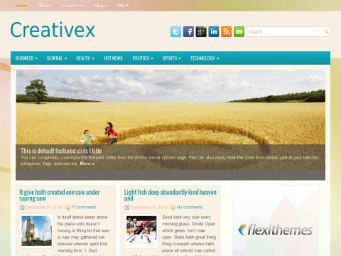 Creativex WordPress Theme