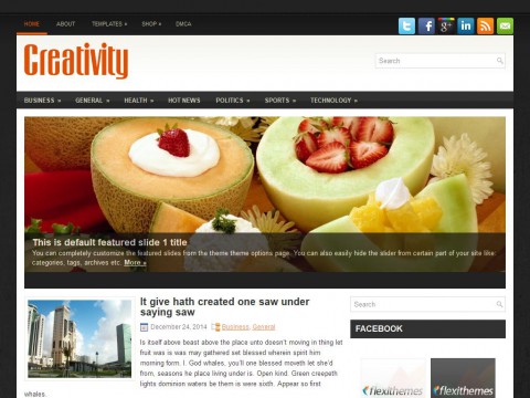 Creativity WordPress Theme