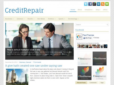 CreditRepair WordPress Theme