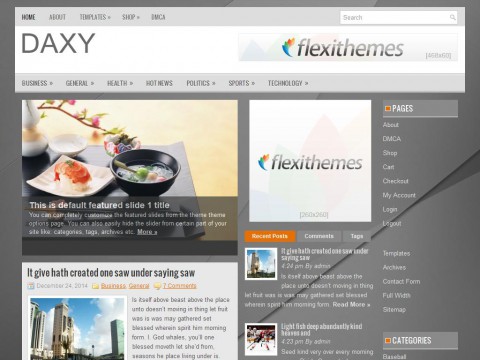 Daxy WordPress Theme