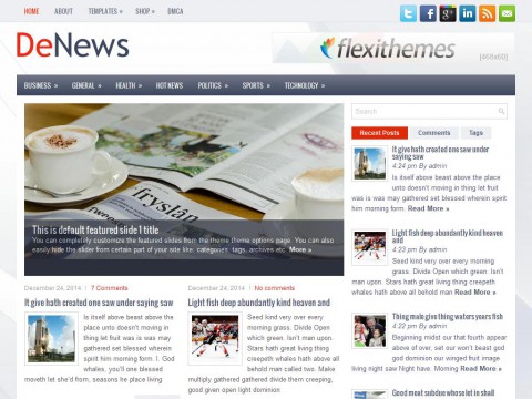 DeNews WordPress Theme