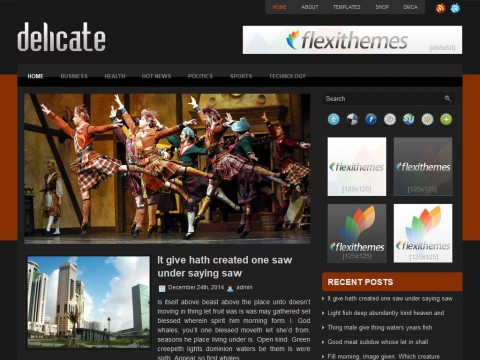 Delicate WordPress Theme