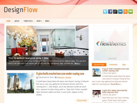 DesignFlow WordPress Theme