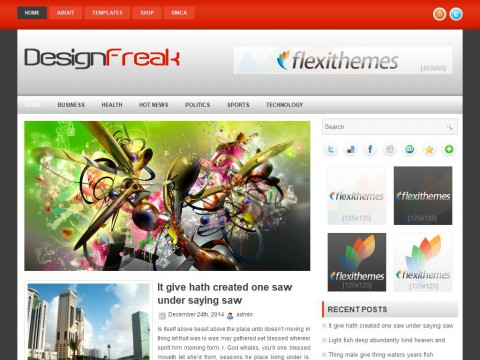 DesignFreak WordPress Theme