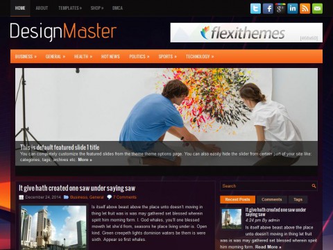 DesignMaster WordPress Theme