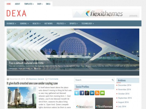 Dexa WordPress Theme